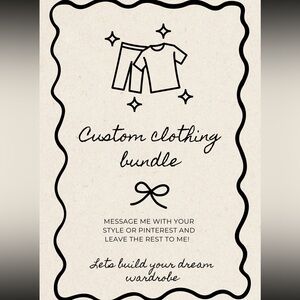 Custom Clothing Bundle